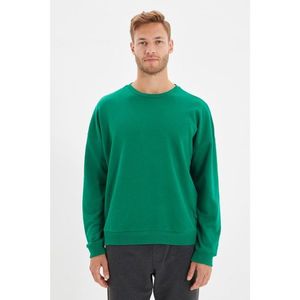 Trendyol Green Men's Oversize Fit Sweatshirt vyobraziť