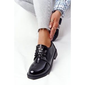 Women's Brogues Oxford Shoes S.Barski 309 Patent Black vyobraziť