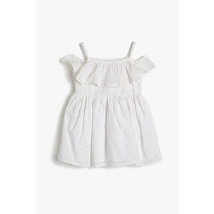 Koton Baby Girl White Dress vyobraziť