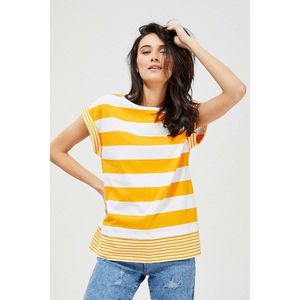Striped blouse - orange vyobraziť