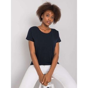 Women's navy blue t-shirt vyobraziť