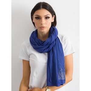 Dark blue scarf with an application vyobraziť
