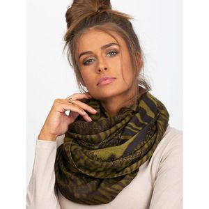 Animal khaki patterned scarf vyobraziť