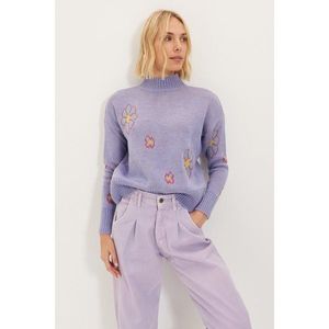 Trendyol Lilac Knitwear Sweater vyobraziť