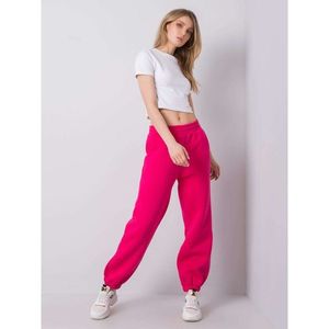 RUE PARIS Pink women's sweatpants vyobraziť
