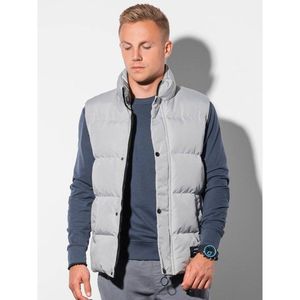 Ombre Clothing Men's quilted vest V37 vyobraziť