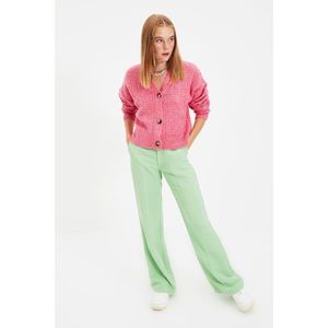 Trendyol Pink Knitted Detailed Knitwear Cardigan vyobraziť