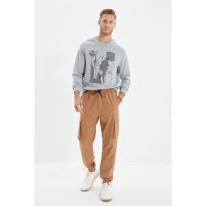 Trendyol Mink Men's Cargo Elastic Leg Lace-up Pocket Trousers vyobraziť