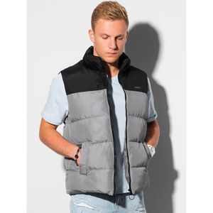 Ombre Clothing Men's quilted vest V36 vyobraziť