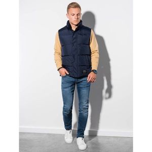 Ombre Clothing Men's quilted vest V37 vyobraziť