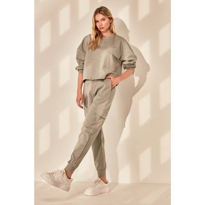 Trendyol Gray Cargo Pocket Knitted Sweatpants vyobraziť