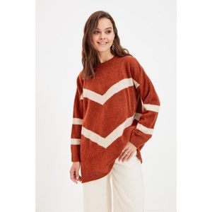 Trendyol Brown Knitwear Sweater vyobraziť