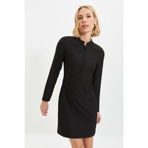 Trendyol Black Pocket Detailed Dress vyobraziť