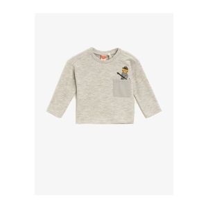 Koton Baby Boy Gray Patterned T-Shirt vyobraziť