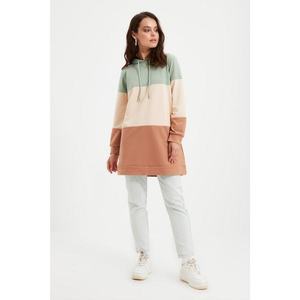 Trendyol Mint Knitted Sweatshirt vyobraziť
