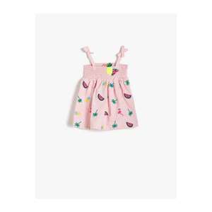 Koton Baby Girl Pink Sequin Detailed Dress vyobraziť