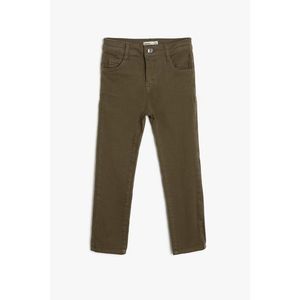 Koton Green Boy's Pocket Detailed Trousers vyobraziť
