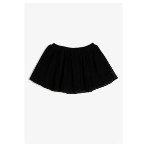 Koton Black Girl Normal Waist Skirt vyobraziť