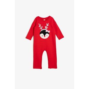 Koton Red Baby New Year Themed Jumpsuit vyobraziť