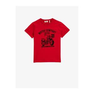 Koton Boy Printed Short Sleeve Crew Neck T-Shirt vyobraziť