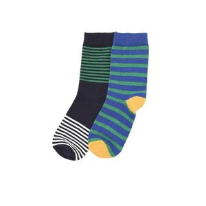 Trendyol Multicolor 2-Pack Striped Boys Knitted Socks vyobraziť