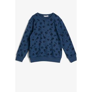 Koton Blue Boy's Printed Sweatshirt vyobraziť
