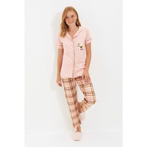 Trendyol Powder Teddy Bear Detailed Knitted Pajamas Set vyobraziť