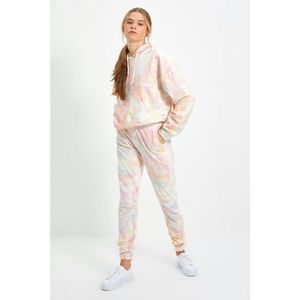 Trendyol Multicolor Batik Pattern Straight Fit Knitted Sweatpants vyobraziť
