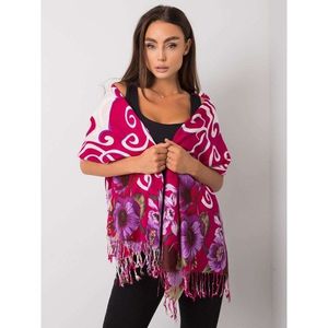 Ladies' purple patterned scarf vyobraziť