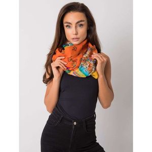 Orange scarf with prints vyobraziť