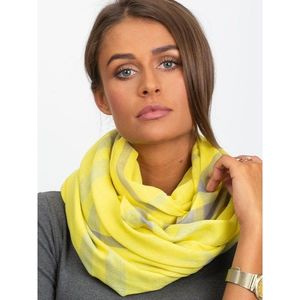 Yellow plaid pattern scarf vyobraziť