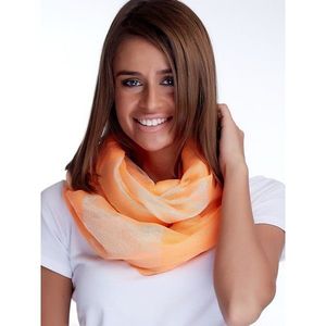 Orange scarf with shiny thread vyobraziť