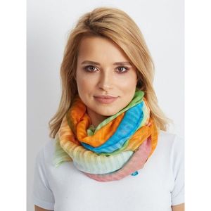 Colorful striped ombre scarf vyobraziť