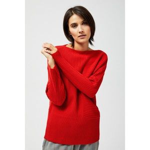 Oversize sweater - red vyobraziť