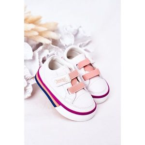 Children's Sneakers With Welt White Pink Baxter vyobraziť