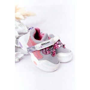 Children's Sport Shoes Sneakers White-Pink Space Ride vyobraziť