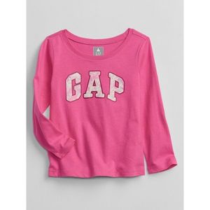 GAP Children's T-Shirt Logo Long Sleeve T-Shirt vyobraziť