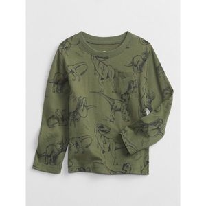 GAP Children's Long Sleeve Dinosaurian Print T-Shirt vyobraziť