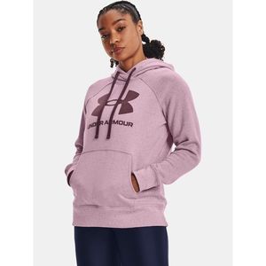 Under Armour Sweatshirt Rival Fleece Logo Hoodie-PNK vyobraziť