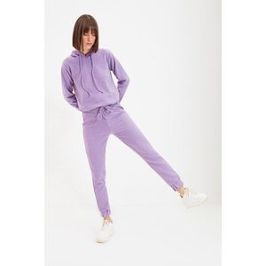Trendyol Lilac Basic Jogger Knitted Sweatpants vyobraziť