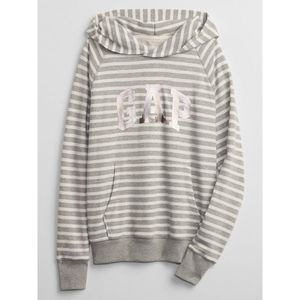 GAP Mikina Logo arch hoodie vyobraziť