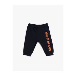 Koton Baby Boy Black Printed Sweatpants vyobraziť