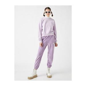 Koton Women's Lilac Sweatpants vyobraziť