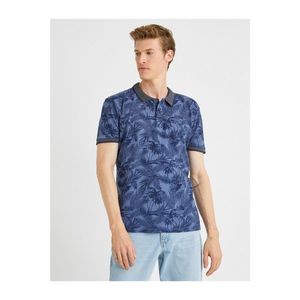 Koton Polo Neck Short Sleeve Patterned T-Shirt vyobraziť