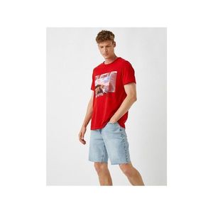 Koton Men's Red T-Shirt vyobraziť