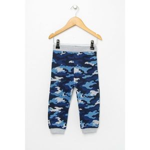 Koton Baby Boy Navy Blue Camouflage Patterned Sweatpants vyobraziť