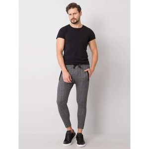 Black and gray men's sweatpants vyobraziť