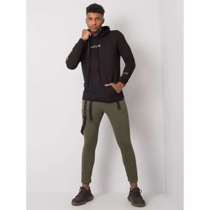 Khaki cotton sweatpants vyobraziť