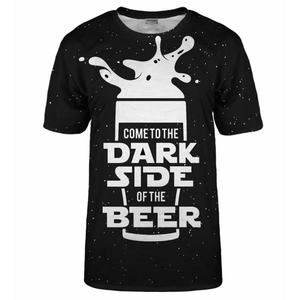 Bittersweet Paris Unisex's Dark Side Of The Beer T-Shirt Tsh Bsp618 vyobraziť