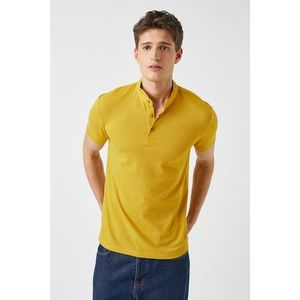 Koton Men's Mustard T-Shirt vyobraziť